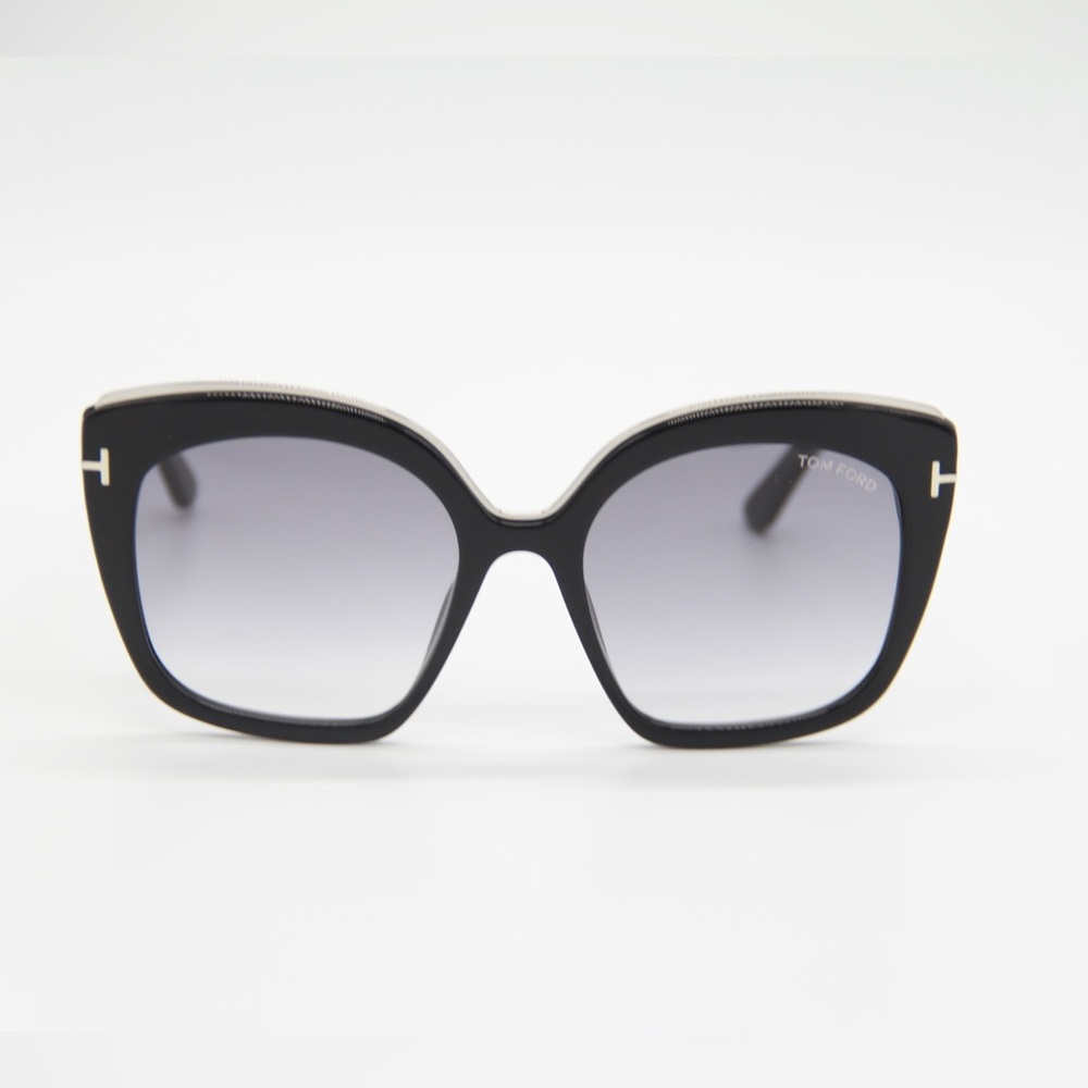 NEW TOM FORD CHANTALLE WOMEN SUNGLASSES TOM FORD TF944 01B EYEWEAR FT0944/S - Picture 5 of 13
